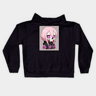 Sweet Pastel Dreams: Embrace the Kawaii Girl in Anime Wonderland Kids Hoodie